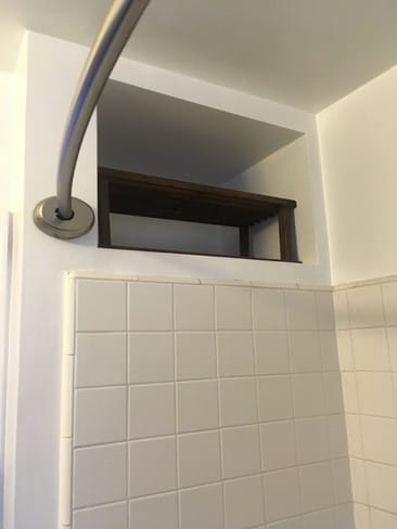 Bath upper storage - 2284 Cove Ave