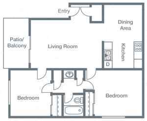 Floorplan - Siena Apartment Homes