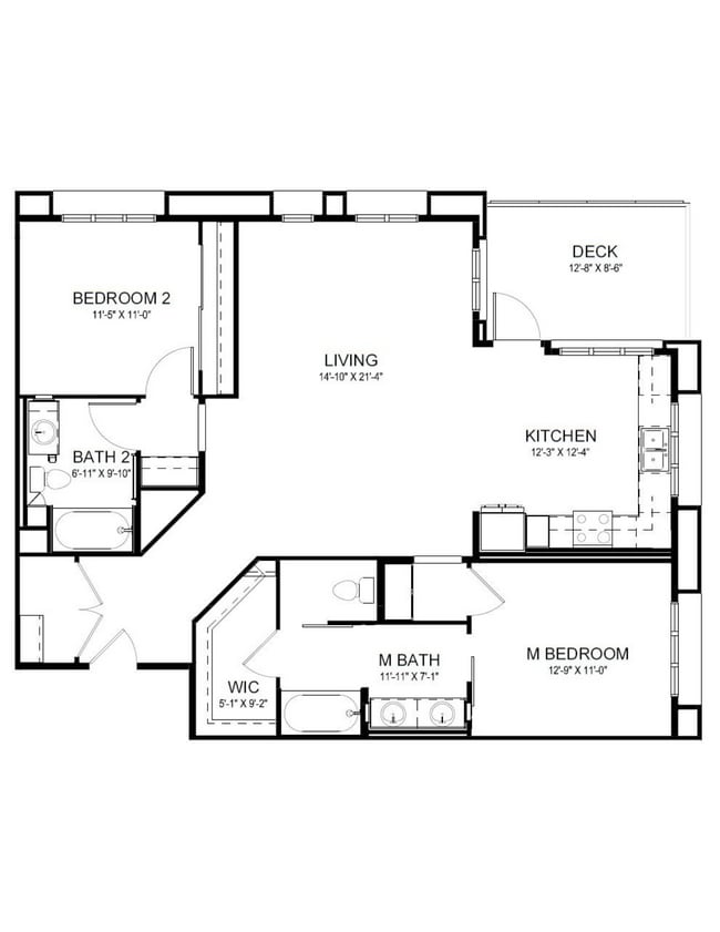 Floorplan - Aya Apartments