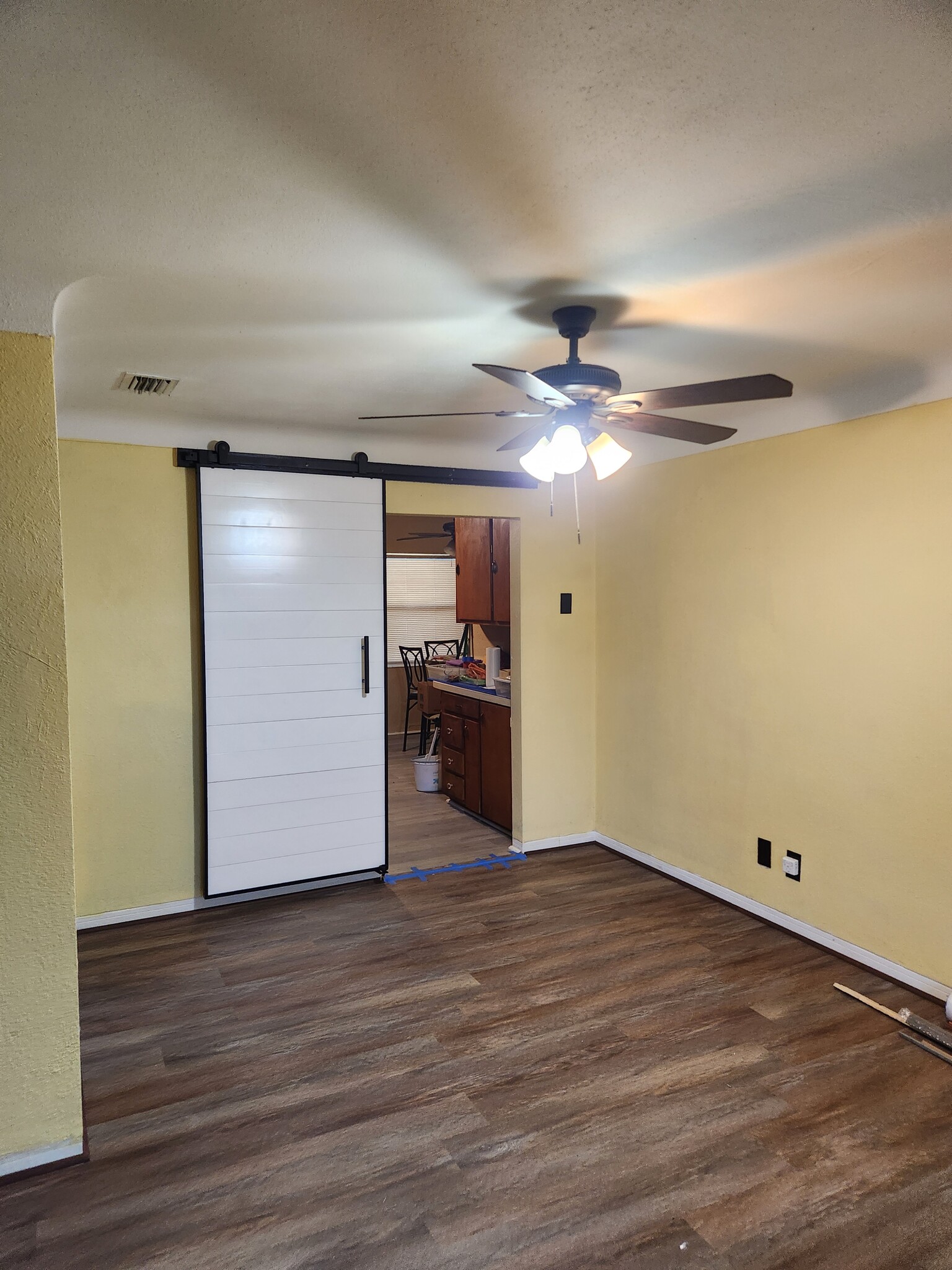 Living room barn door/kitchen - 2221 8th St S