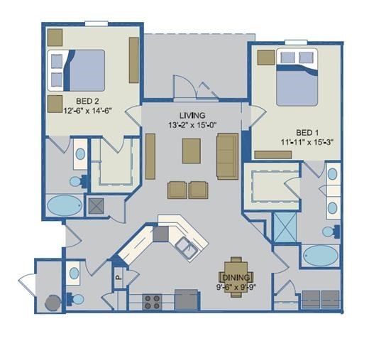 Floorplan - Cabana/Galleria Club