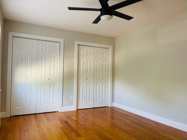 BR 2 w/ dual closets, ceiling fan & AC unit - 32 Westville Ave