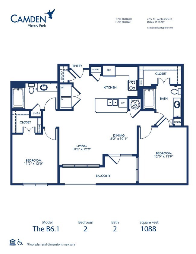 Floorplan - Camden Victory Park