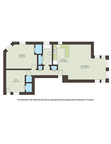 Floorplan - 5400-5408 S. Ingleside Avenue