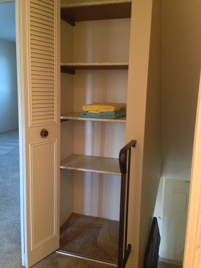 Linen Closet - Canby Gardens Townhomes