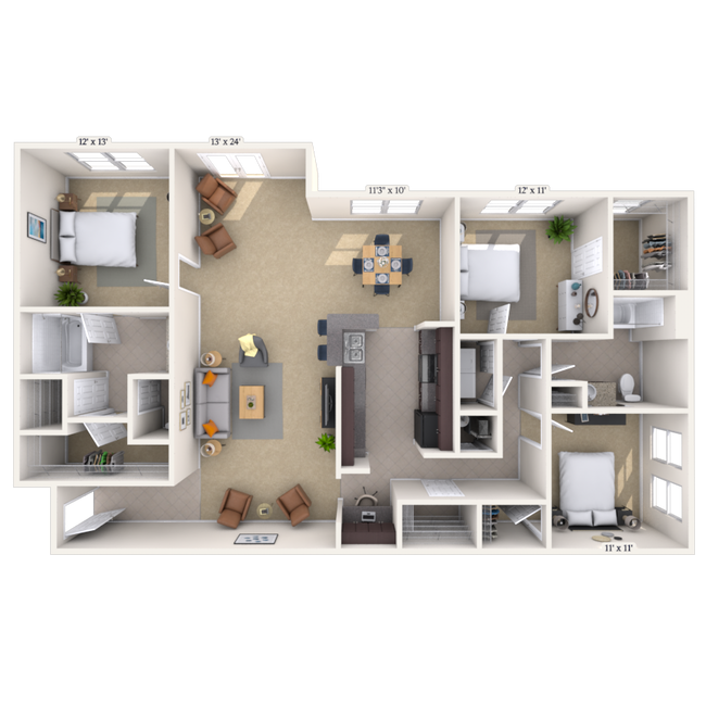 Floorplan - MAA Town Center