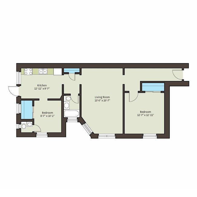 Floorplan - 5300-5308 S. Hyde Park Boulevard