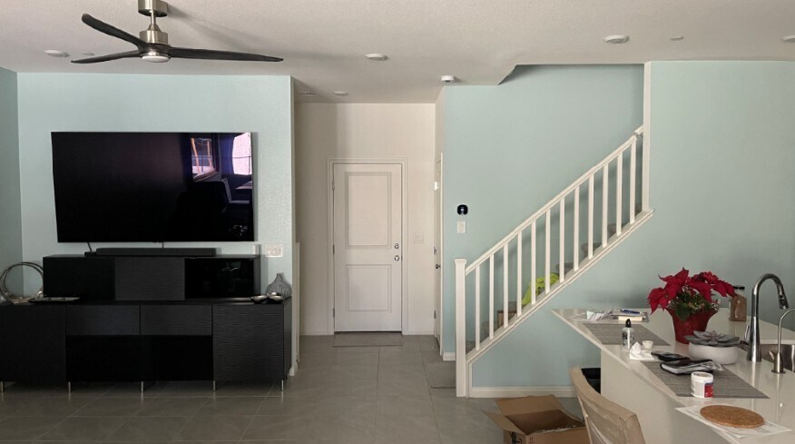 actual main level stairs to 2nd fl - 3574 Dimora St