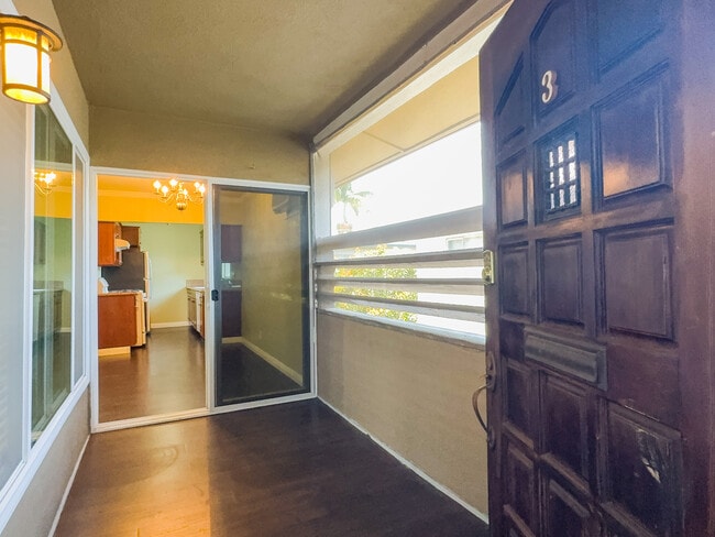 Private Balcony with entrance access to Dinning room and Living room. - 12063 Lamanda St