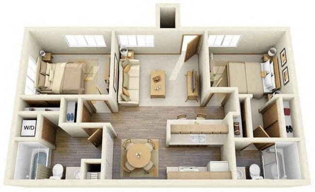 Floorplan - Country Club at Valley View - 55+ Senior Apartments