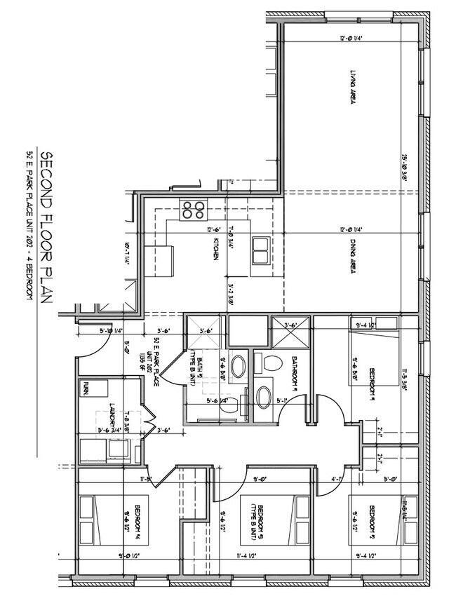 Floorplan - Student Housing- 52 East Park Place