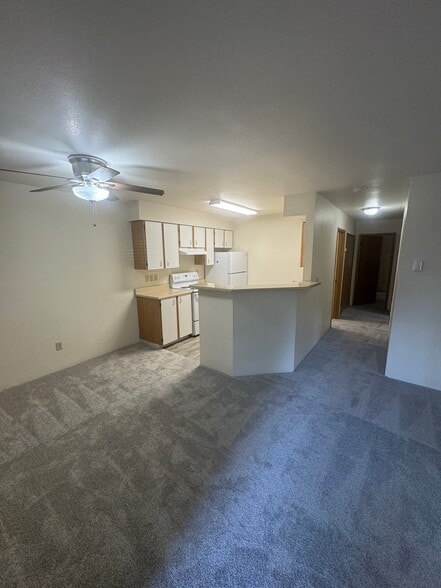 Open floor plan living areas - Forest Green Apartments