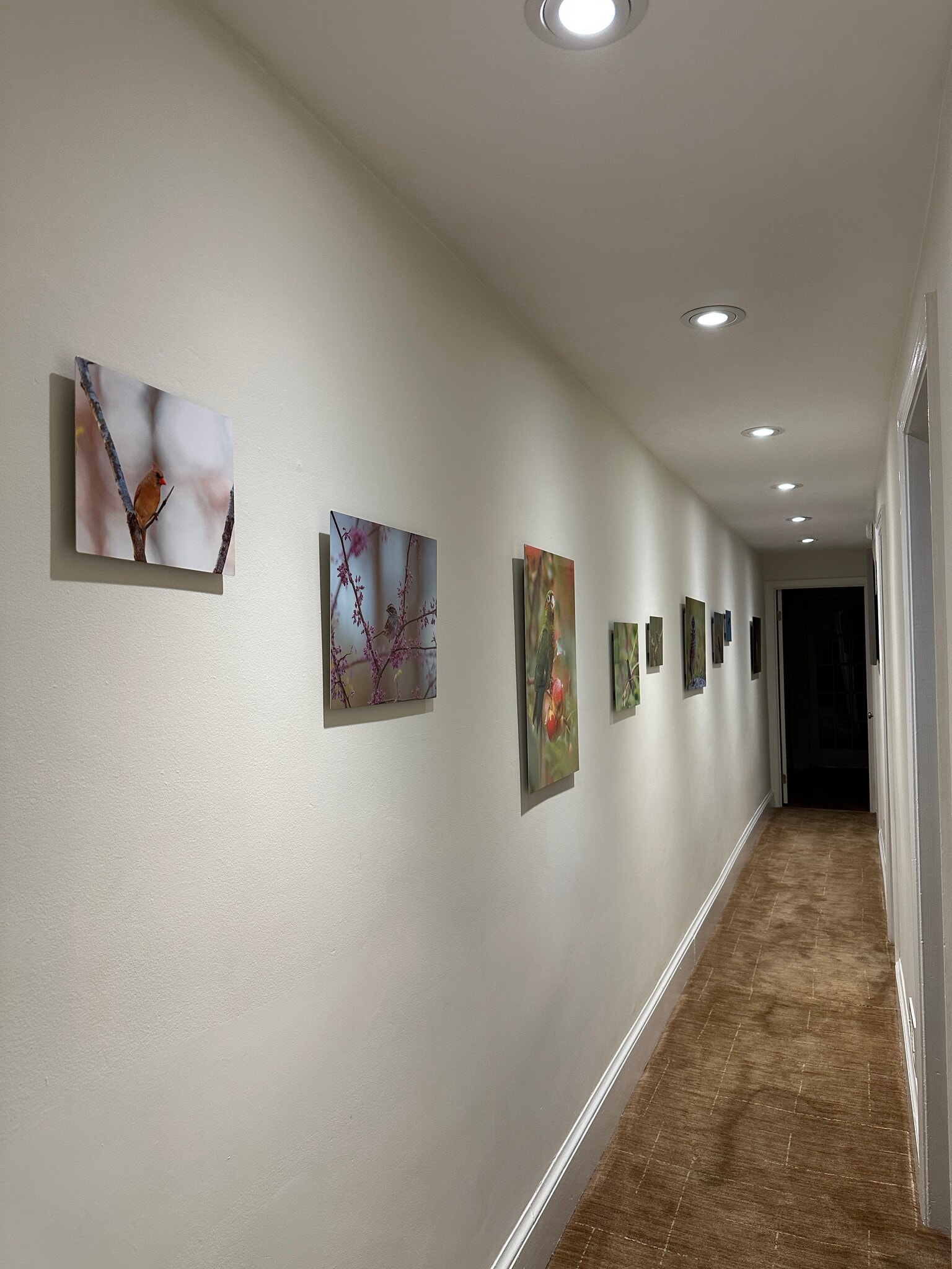 hallway with recessed lighting - 3042 R St NW