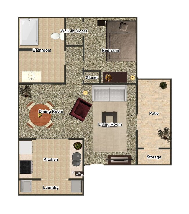 1 Bedroom Floorplan - Grand View