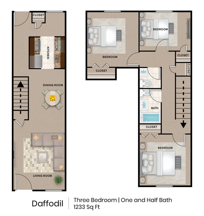 Floorplan - Moosup Gardens Townhomes
