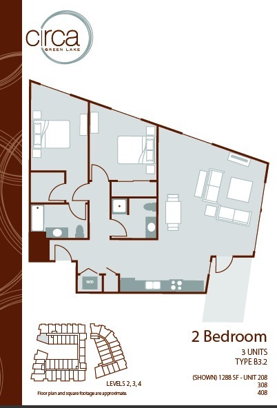 Floorplan - Circa Green Lake Apartments