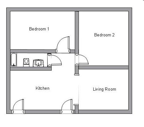 2BR/1BA - Welcome Home to Hudson Gardens!