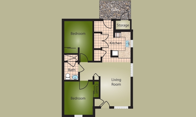 2BR/1BA - Kimberly Meadows Apartments