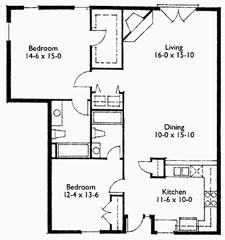 2BR/2BA - Sutton Station