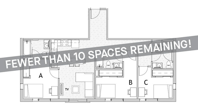 2x2 B Den (3/3) - Fewer Than 10 Spaces Remaining! - Luxury Housing - Uncommon Fort Collins