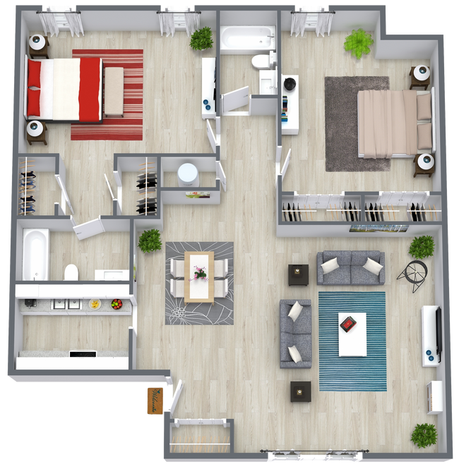 Floorplan - Your Next Home Awaits at Sun Ridge Apartments