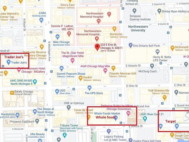 Map - 233 E Erie St