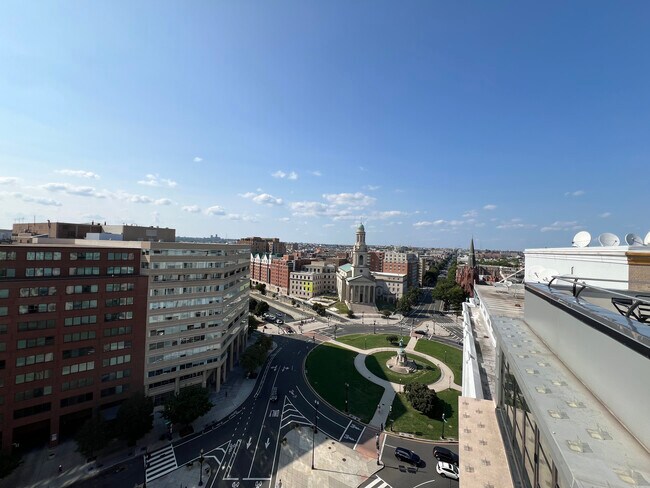 Rooftop view of Thomas Circle - 1133 14th St NW