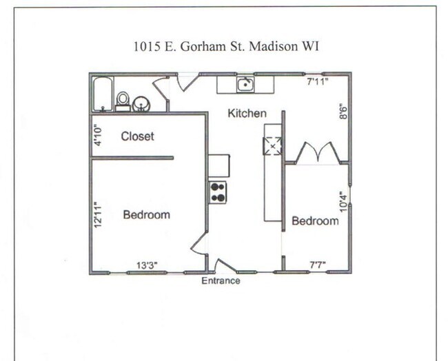 Floorplan - 1015 E Gorham St