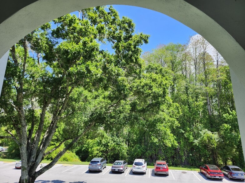 Parking lot from the staircase - 1353 Pine Ridge Cir E