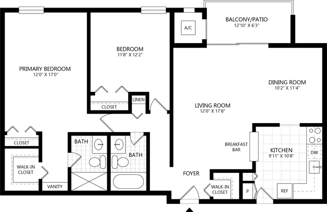 Floorplan - PeachTree of McLean