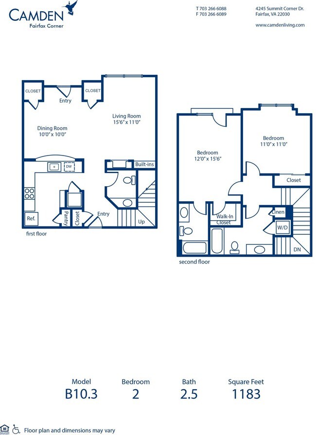 Floorplan - Camden Fairfax Corner