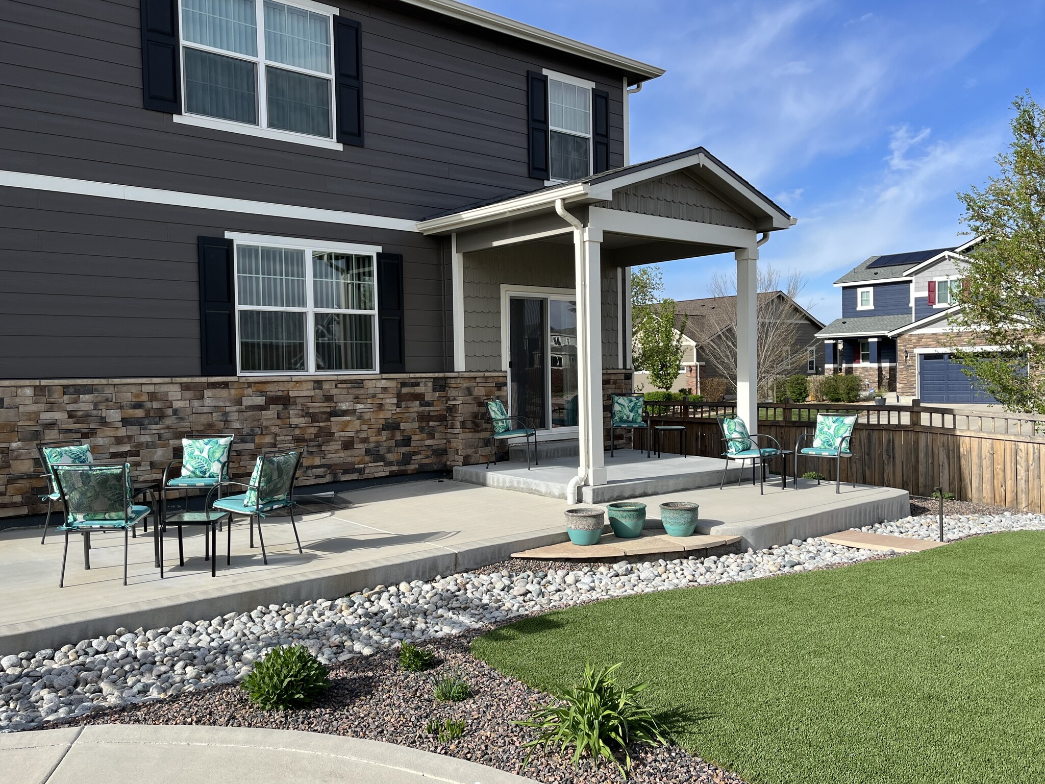 Back Yard Patio - 19909 E 61st Dr