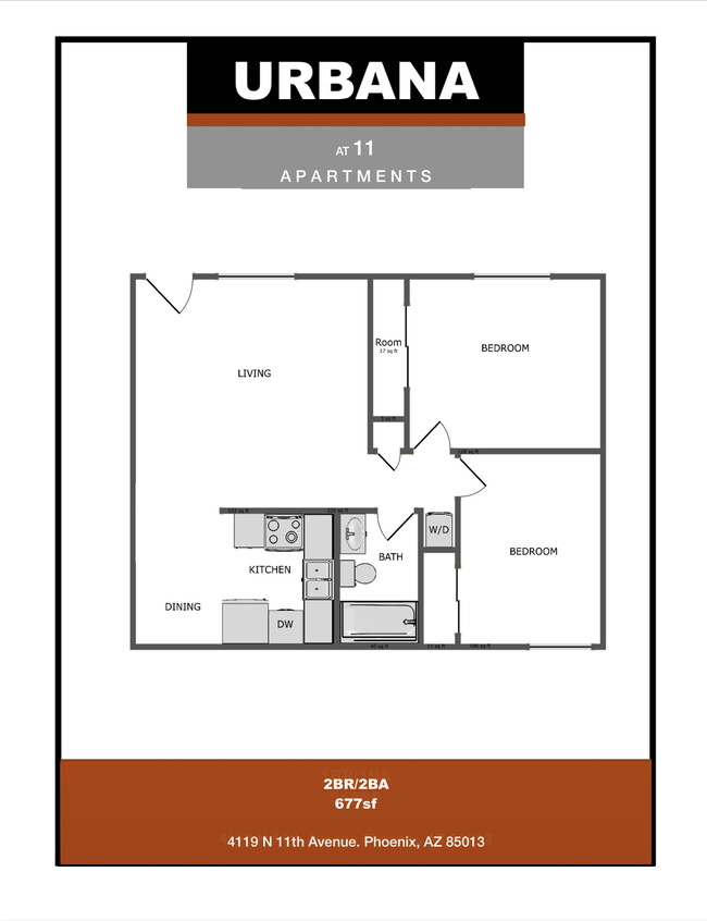 Floorplan - Urbana at 11th