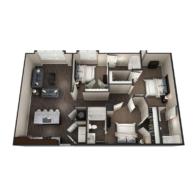 3BR/3BA - Concord - Element Communities Downtown Columbia - Hi...