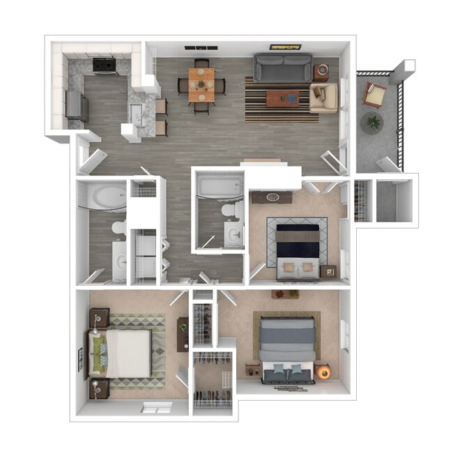 Floorplan - The Palmer at Las Colinas