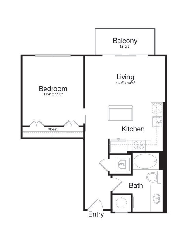 Floorplan - The Katy at Victory Park