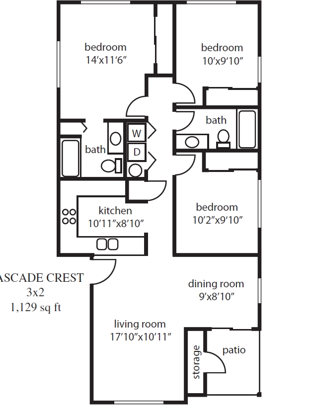 3BR/2BA - Cascade Crest