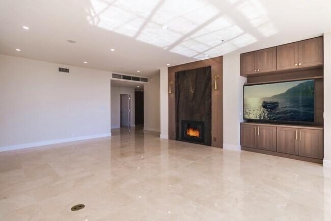 Fireplace and Entertainment System - 10430 Wilshire Blvd