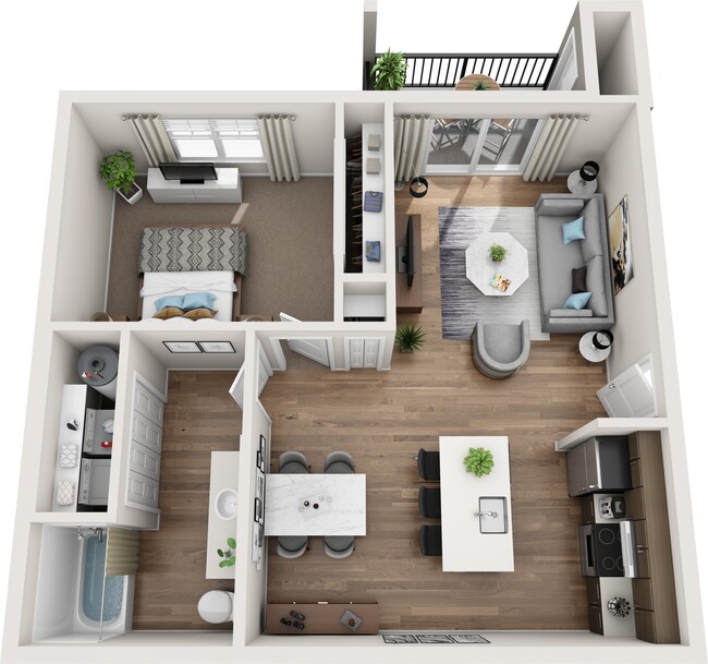 Floorplan - Glacier Run Apartments