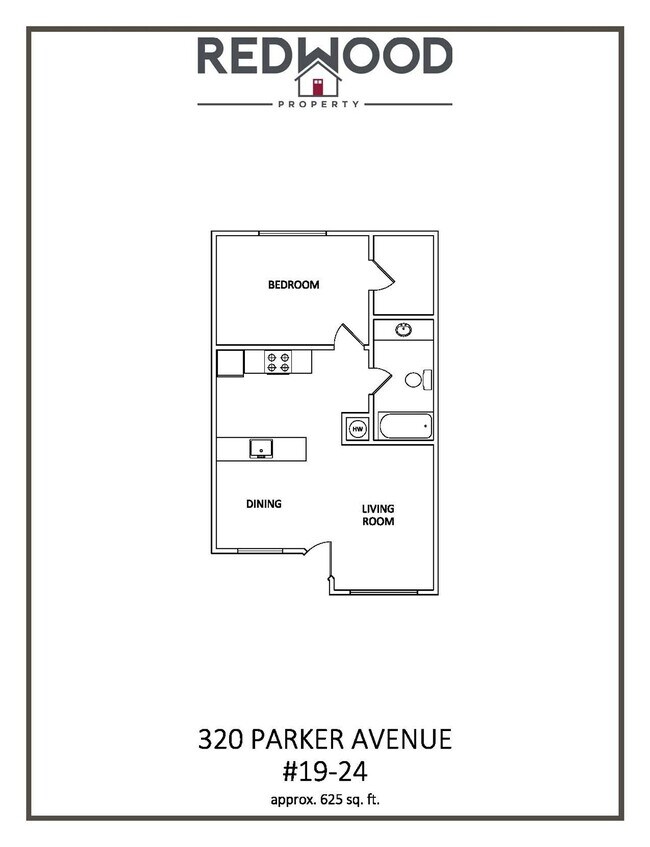 Floorplan - Parker Avenue Apartments
