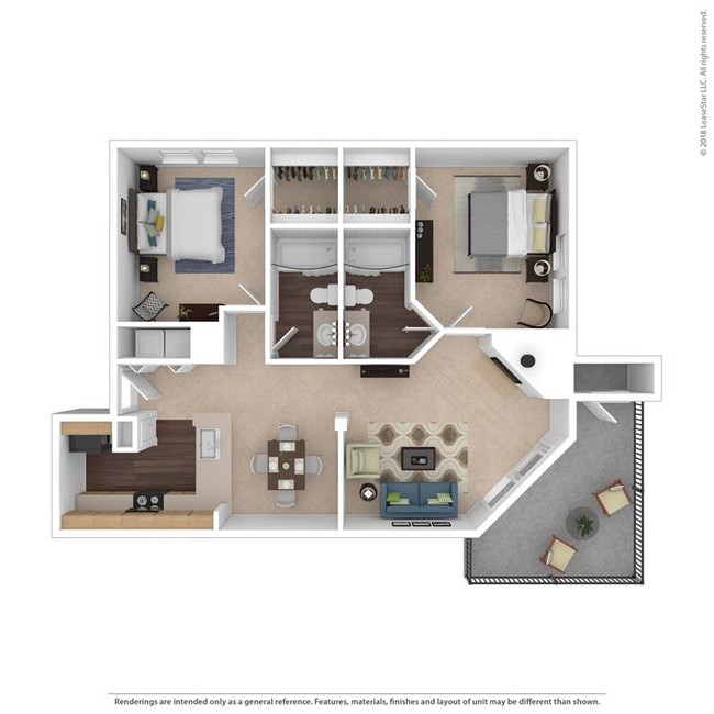 Floorplan - Beacon Ridge Apartments