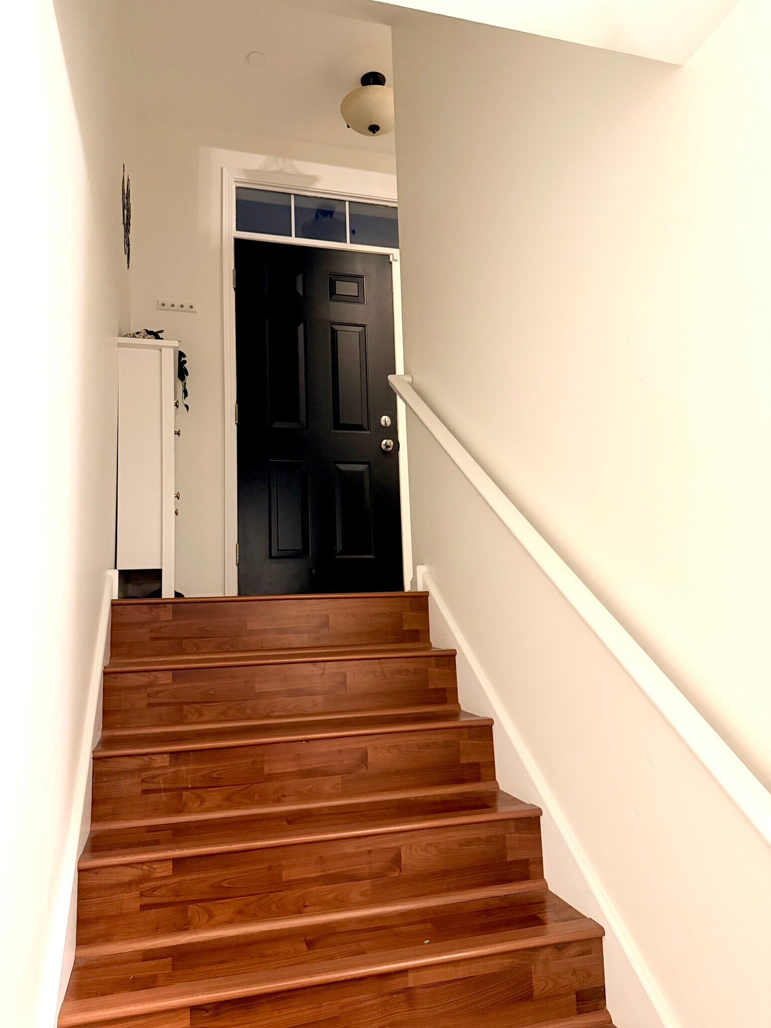 Stairs down to basement - 172 N East River Rd