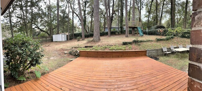 back yard - 1803 Salmon Dr
