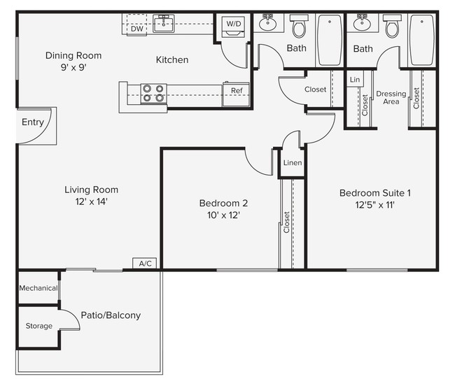 Floorplan - Avalon Mountain View
