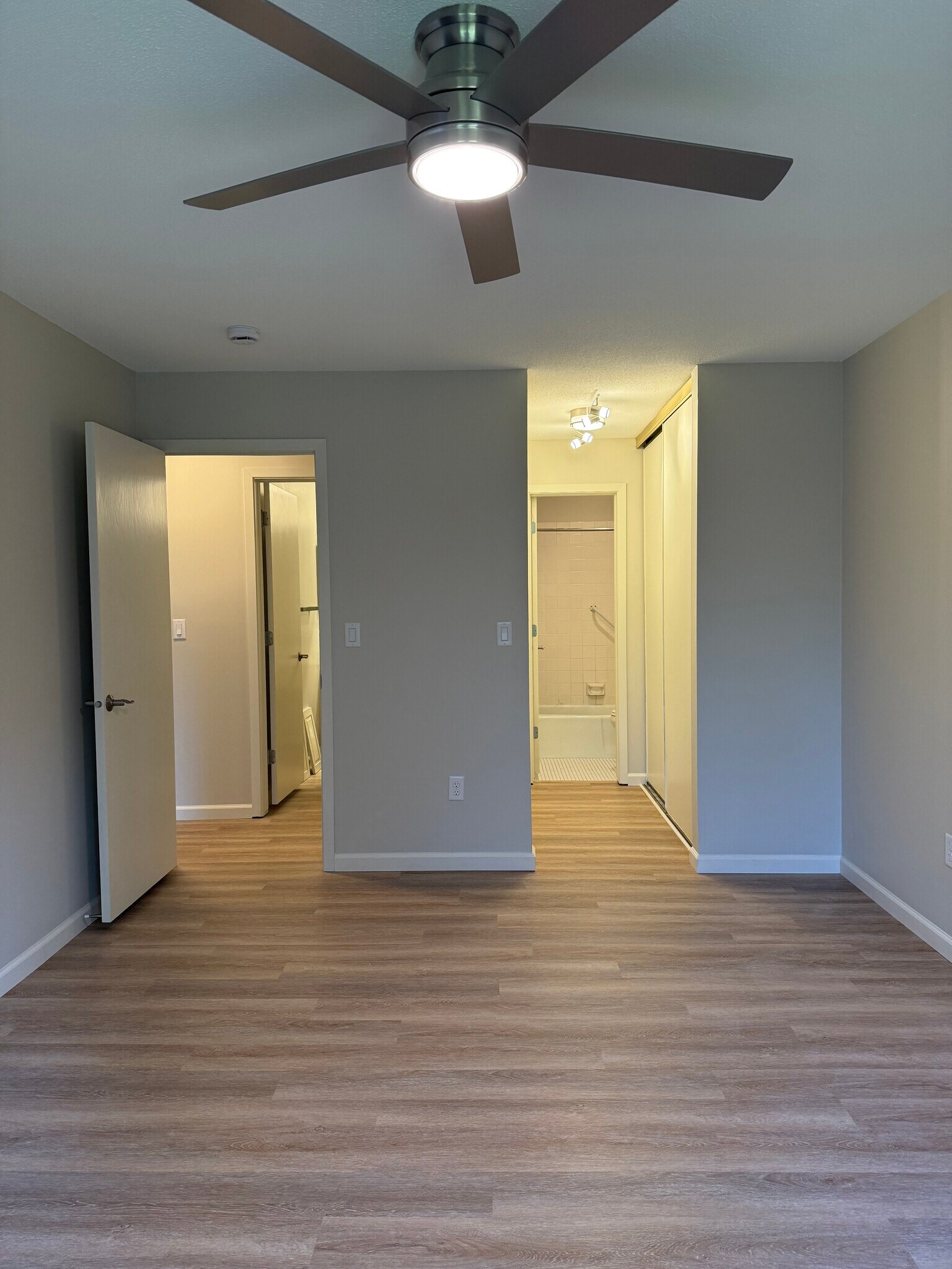 Master Bedroom Looking Towards Hallway & Walk In Closet - 9400 Old Cedar Ave S