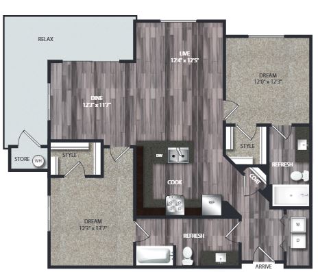 Floorplan - Jefferson Chandler