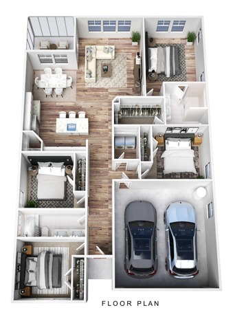 Waverly Floorplan - ABODE Carolina Forest