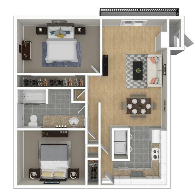 Floorplan - Applegate Apartments