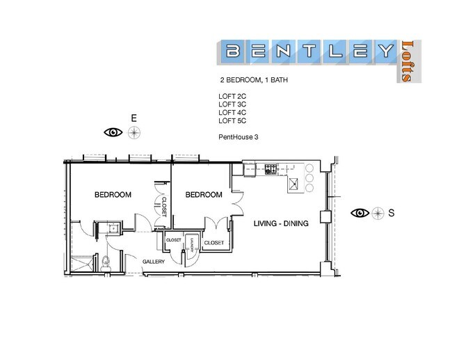 Floorplan - Bentley Lofts