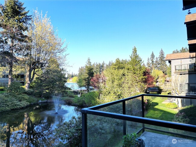 View from deck - pond and Echo Lake - 19414 Aurora Ave N